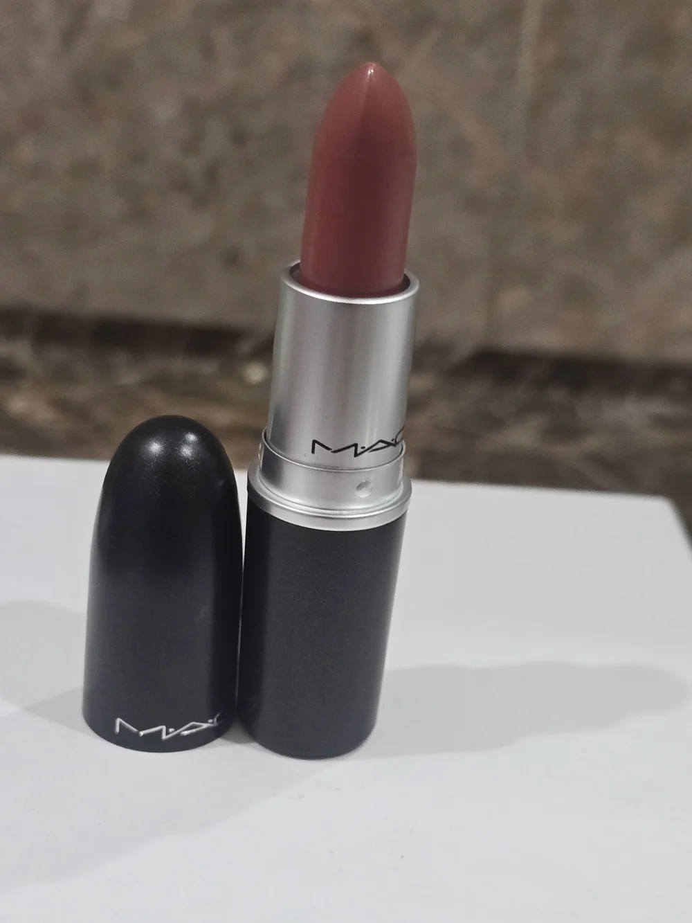 MAC Cosmetics Lipstick in Shade Velvet Teddy NWOB✨FREE GIFT WITH ANY ORDER ✨